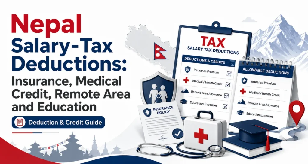 Nepal Salary-Tax Deductions: Insurance, Medical Credit, Remote Area and Education