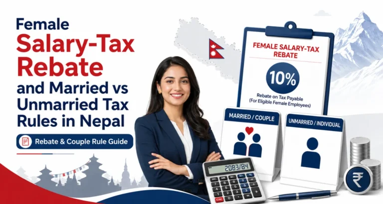 Female Salary-Tax Rebate and Married vs Unmarried Tax Rules in Nepal