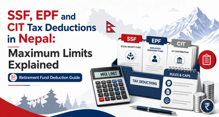 SSF, EPF and CIT Tax Deductions in Nepal: Maximum Limits Explained
