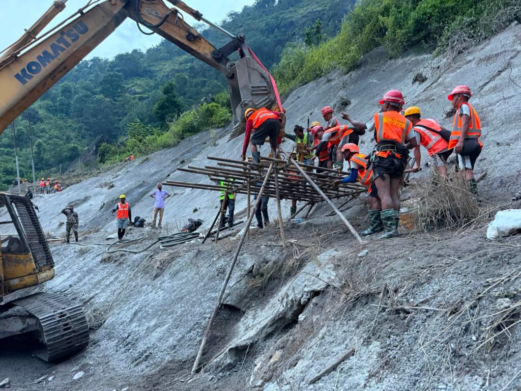Flood Devastates Rasuwa-Nuwakot Hydropower Tunnels, Rescue Efforts Ongoing