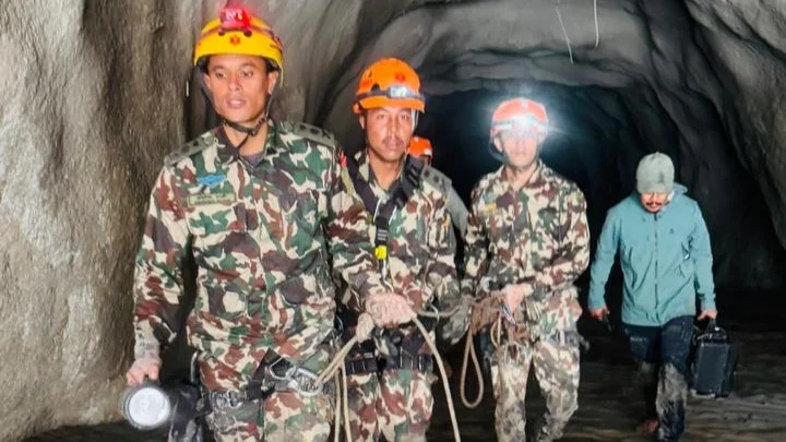 Nepal Army Finds No One in Rasuwagadhi Tunnel, Three Workers Still Missing After Flood