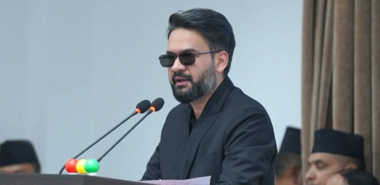 Prime Minister Balen Shah Addresses Parliament on Bhote Koshi Flood Response